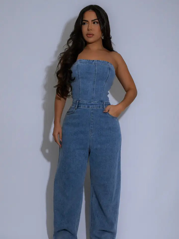 WOMENS JUMPSUIT (JEAN)